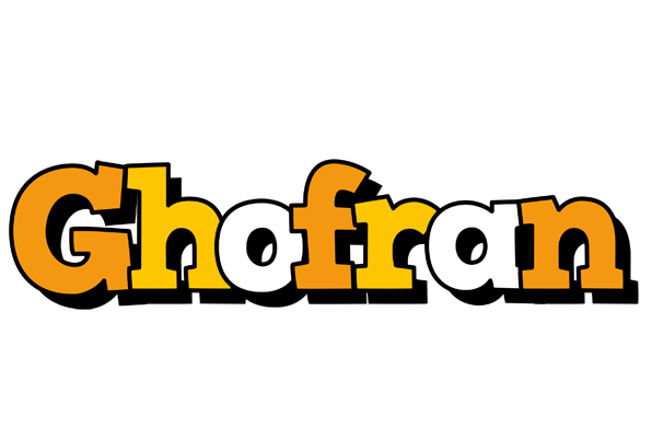 Ghofran cartoon logo