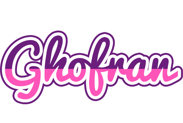 Ghofran cheerful logo