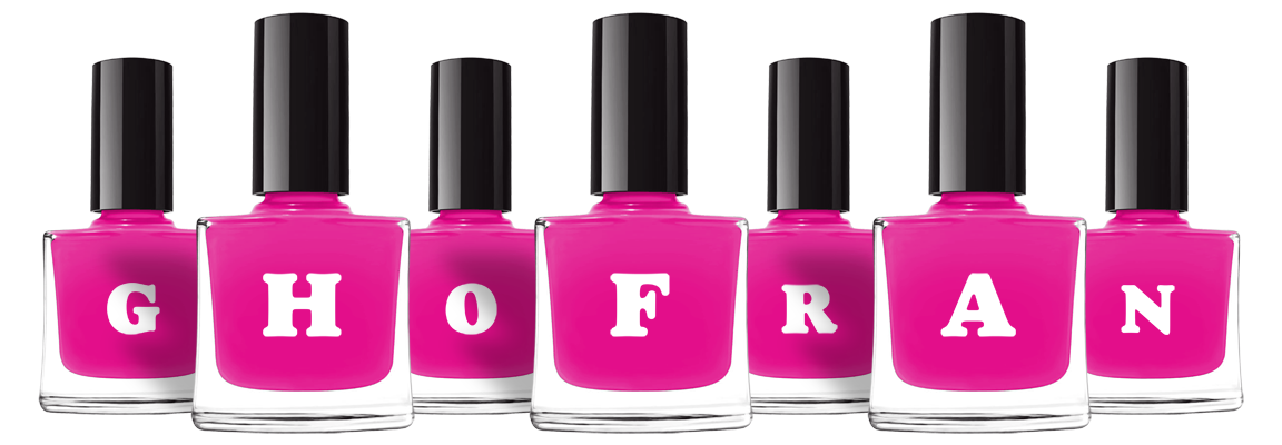 Ghofran nails logo