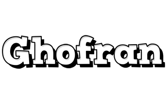 Ghofran snowing logo