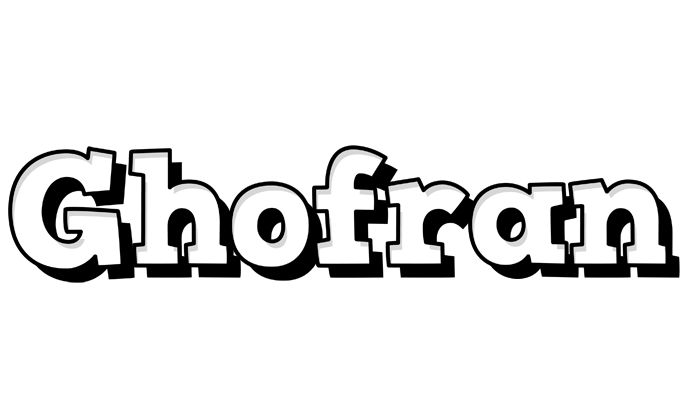 Ghofran snowing logo