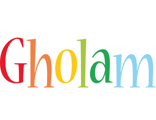 Gholam birthday logo