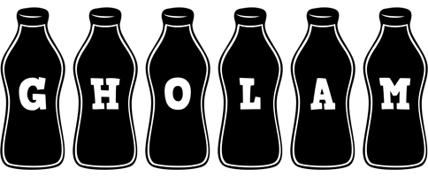 Gholam bottle logo