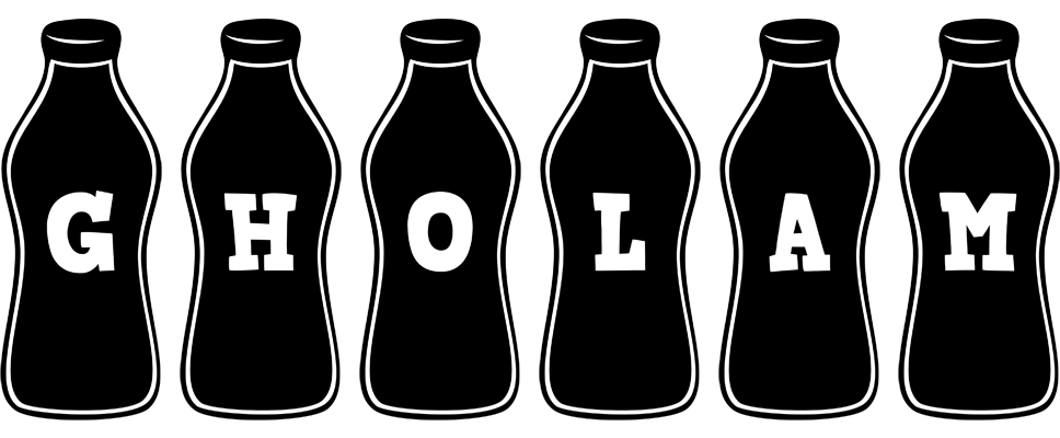 Gholam bottle logo