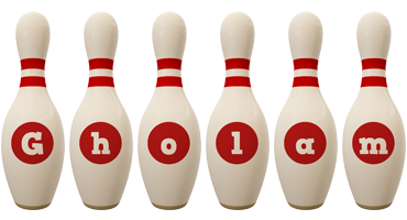 Gholam bowling-pin logo