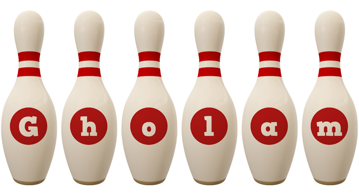 Gholam bowling-pin logo