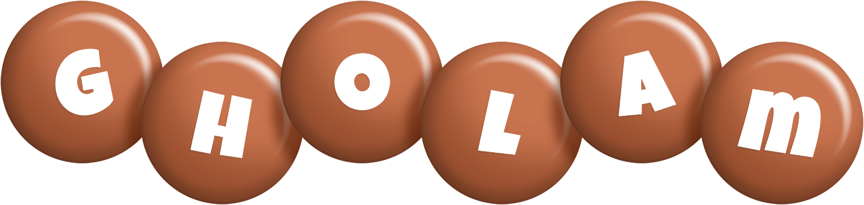 Gholam candy-brown logo