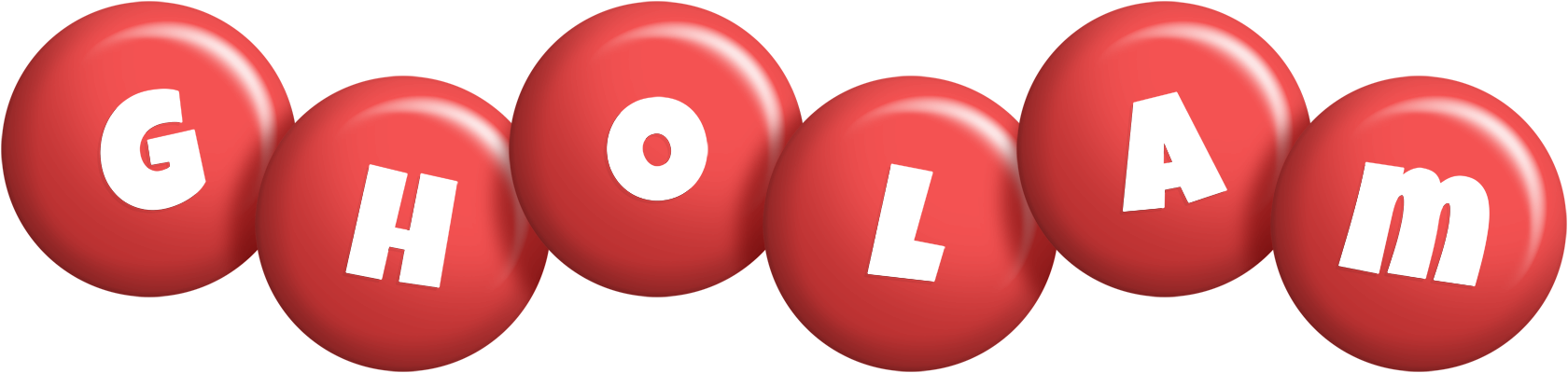 Gholam candy-red logo