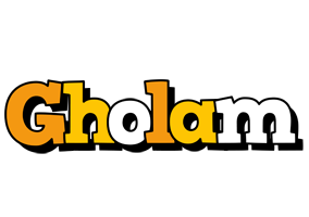 Gholam cartoon logo