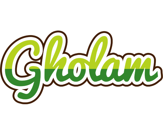Gholam golfing logo