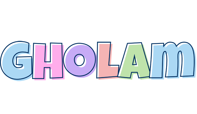 Gholam pastel logo