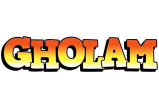 Gholam sunset logo