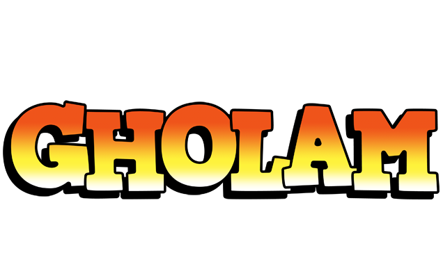 Gholam sunset logo