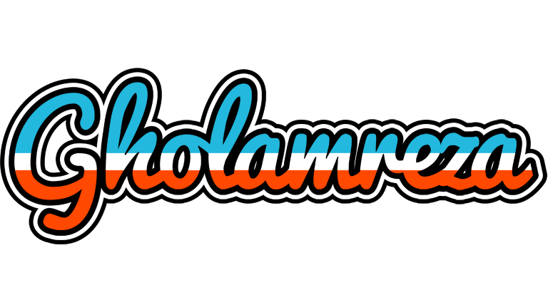 Gholamreza america logo