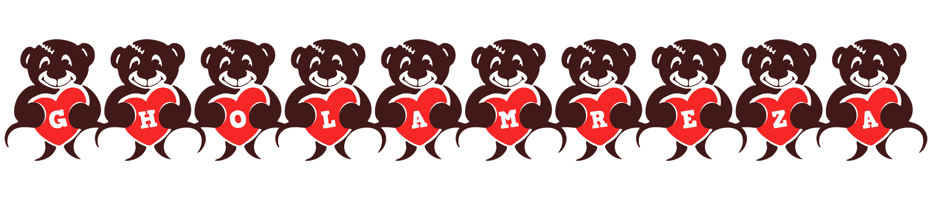 Gholamreza bear logo