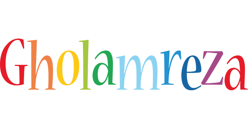 Gholamreza birthday logo