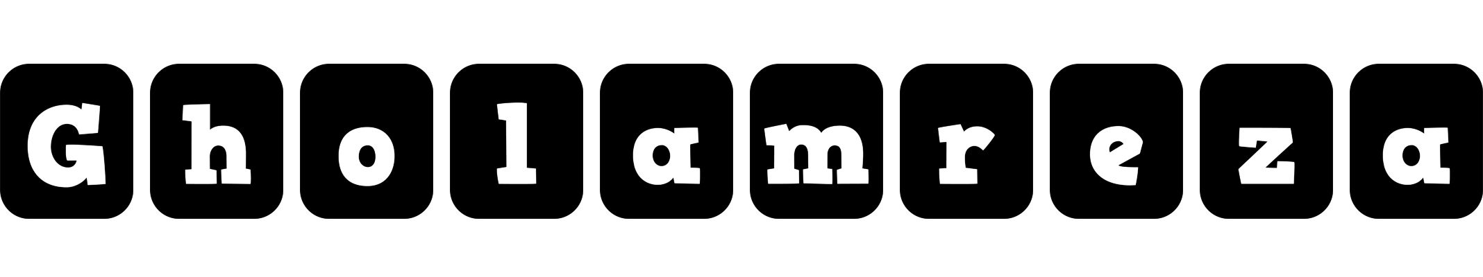 Gholamreza box logo