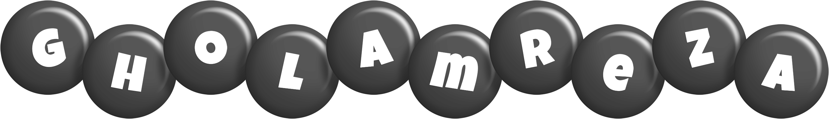 Gholamreza candy-black logo