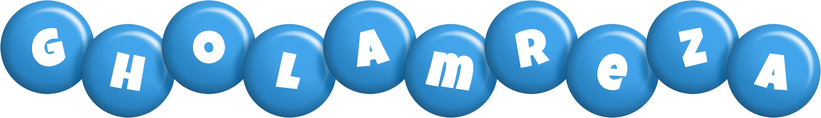 Gholamreza candy-blue logo
