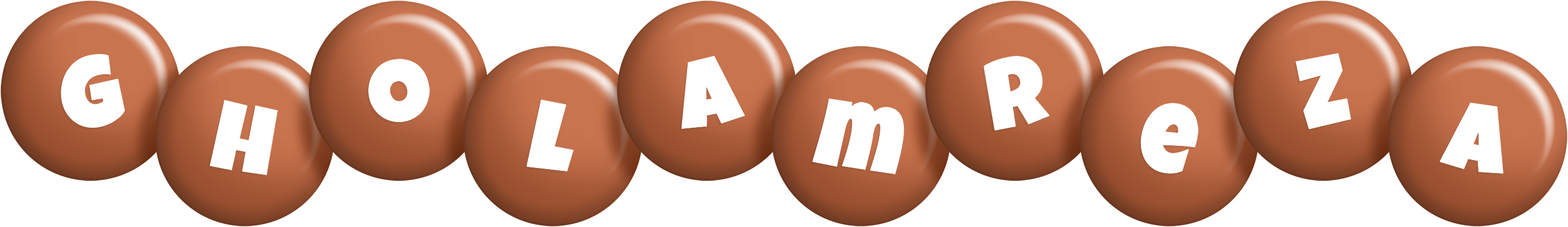 Gholamreza candy-brown logo