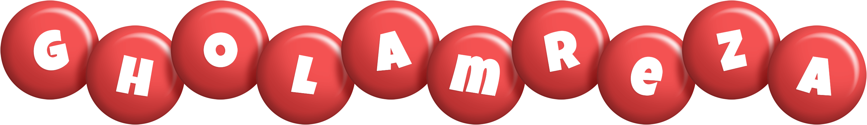 Gholamreza candy-red logo