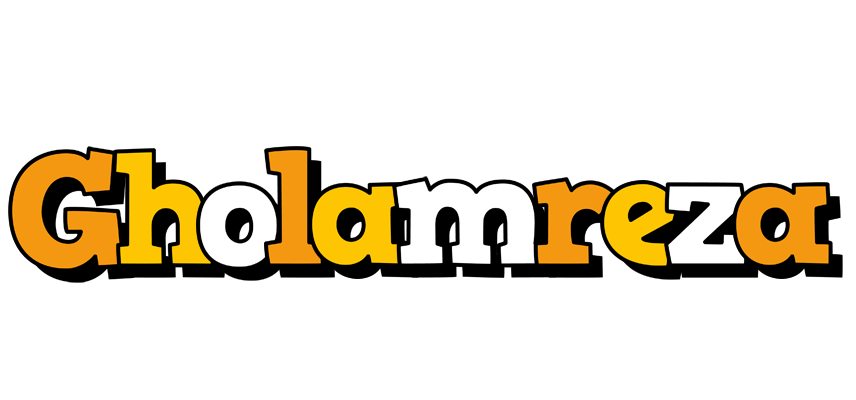 Gholamreza cartoon logo