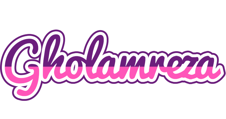 Gholamreza cheerful logo