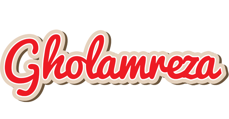 Gholamreza chocolate logo