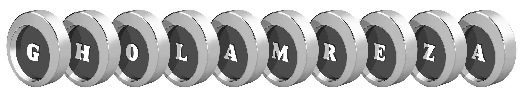 Gholamreza coins logo
