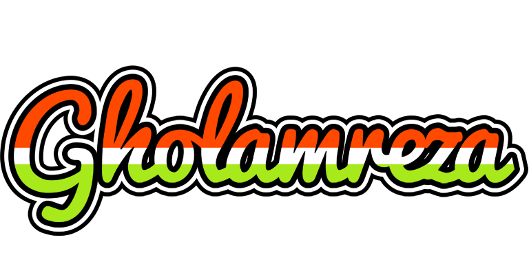 Gholamreza exotic logo
