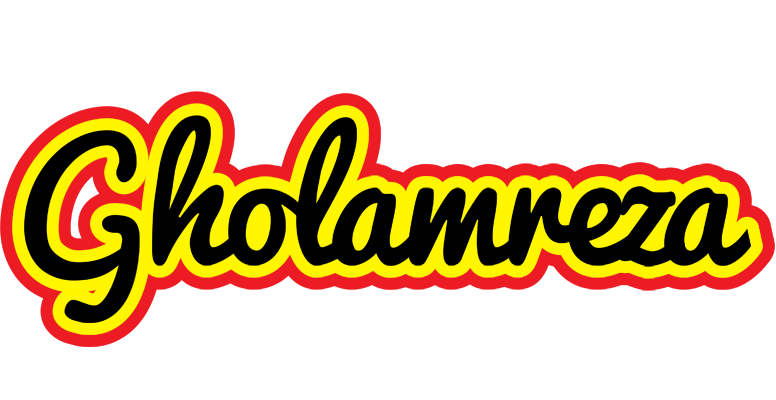 Gholamreza flaming logo