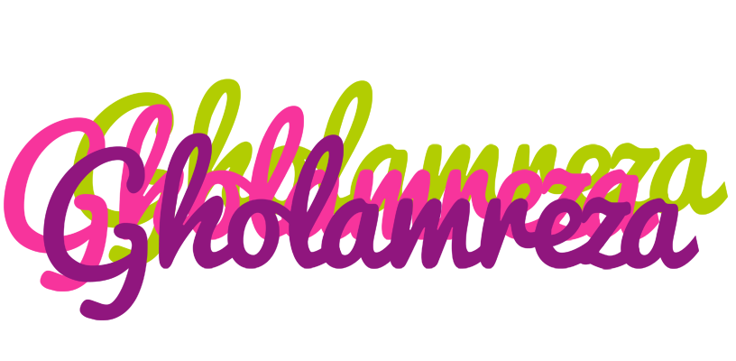 Gholamreza flowers logo