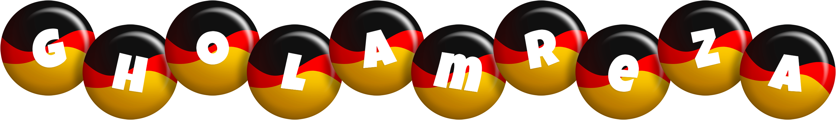 Gholamreza german logo