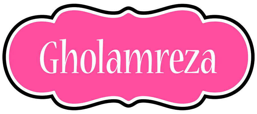 Gholamreza invitation logo