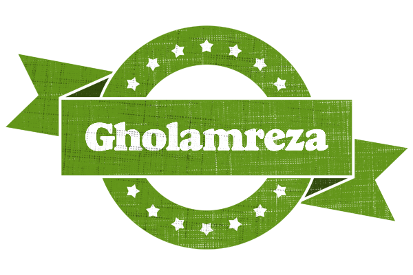 Gholamreza natural logo