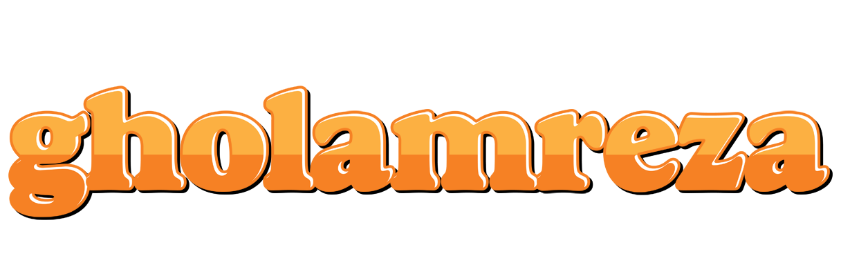 Gholamreza orange logo