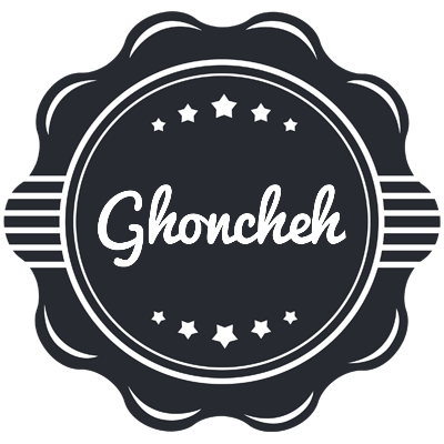 Ghoncheh badge logo