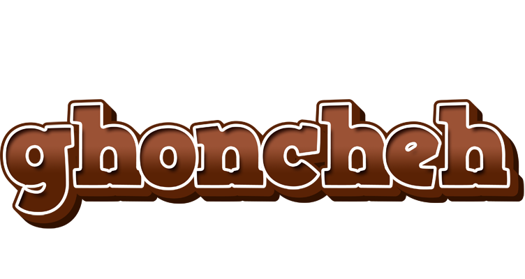 Ghoncheh brownie logo