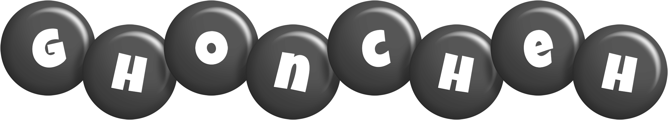 Ghoncheh candy-black logo