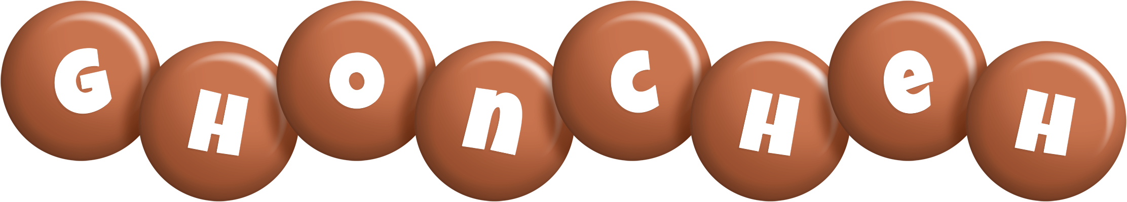 Ghoncheh candy-brown logo