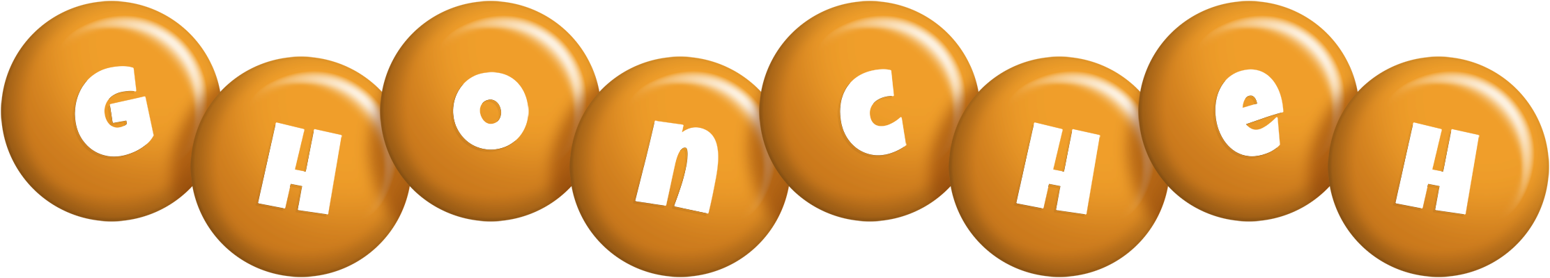 Ghoncheh candy-orange logo