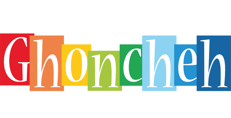 Ghoncheh colors logo