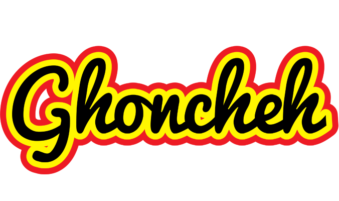 Ghoncheh flaming logo