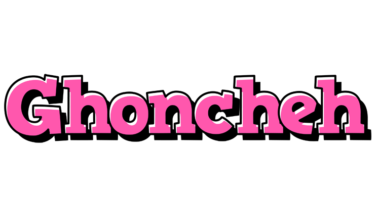 Ghoncheh girlish logo