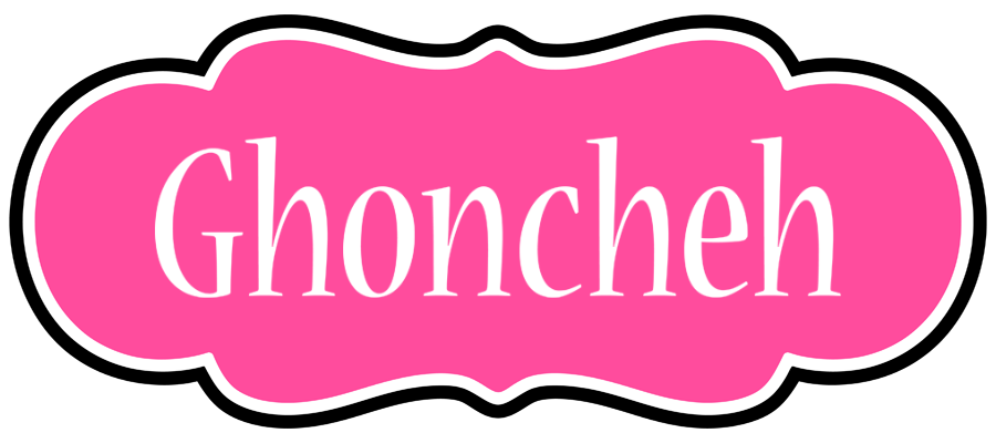 Ghoncheh invitation logo