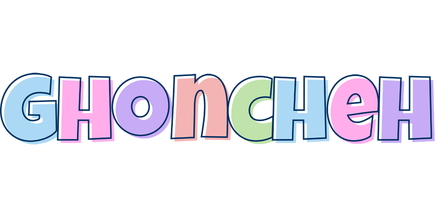 Ghoncheh pastel logo