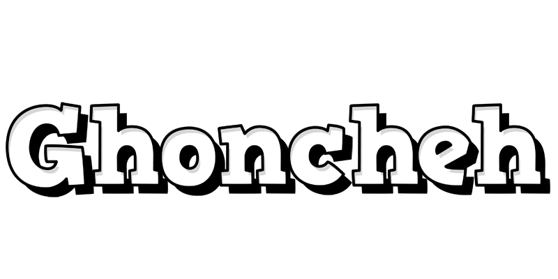 Ghoncheh snowing logo
