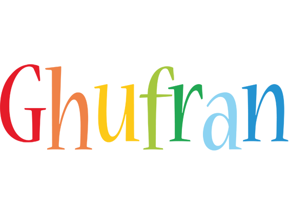 Ghufran birthday logo