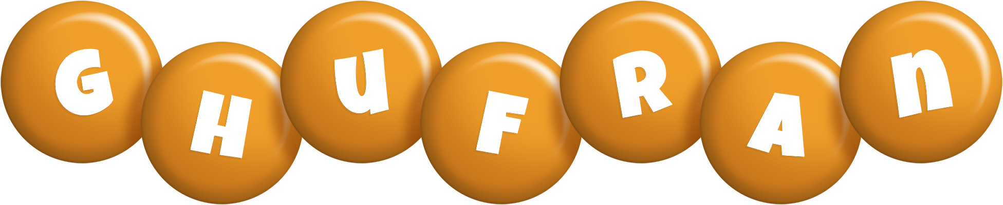Ghufran candy-orange logo