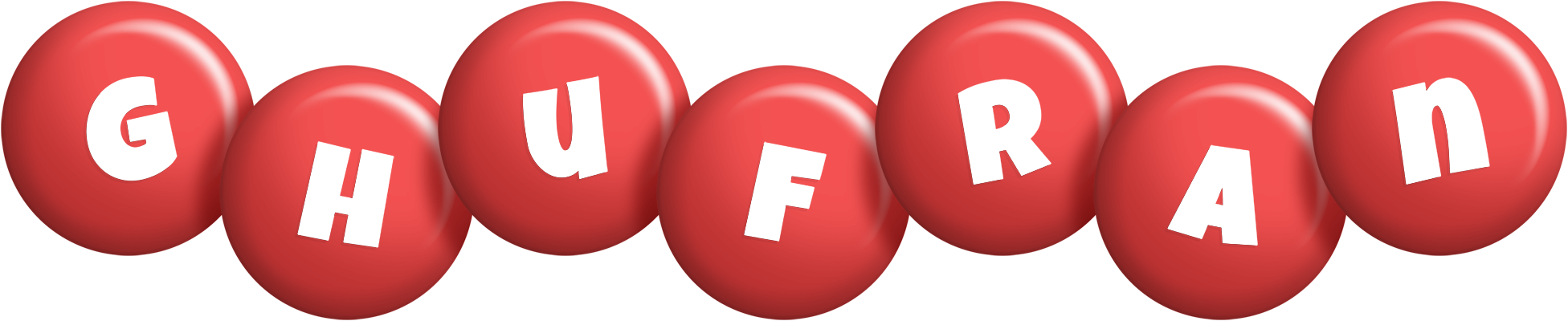 Ghufran candy-red logo